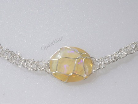 Matrix opal Necklace