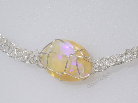 Matrix opal Necklace