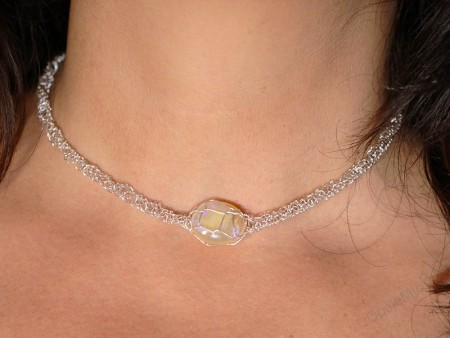 Matrix opal Necklace